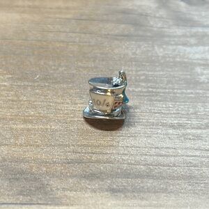 Alice in wonderland Mad Hatter Charm S925